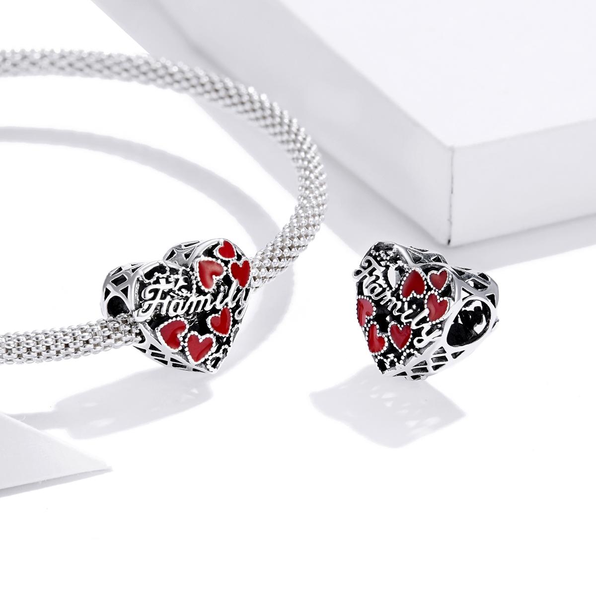 925 Sterling Silver Family Love Beads For Diy Bracelets & Necklaces 7