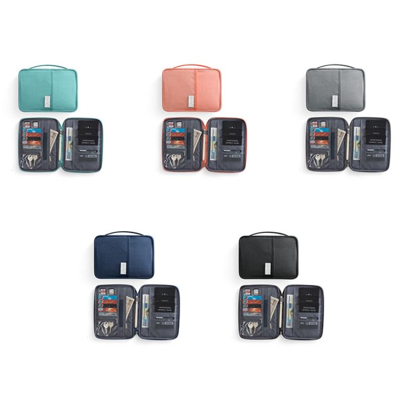 Waterproof Travel Document Bag Black Large - Navy Blue Small 4