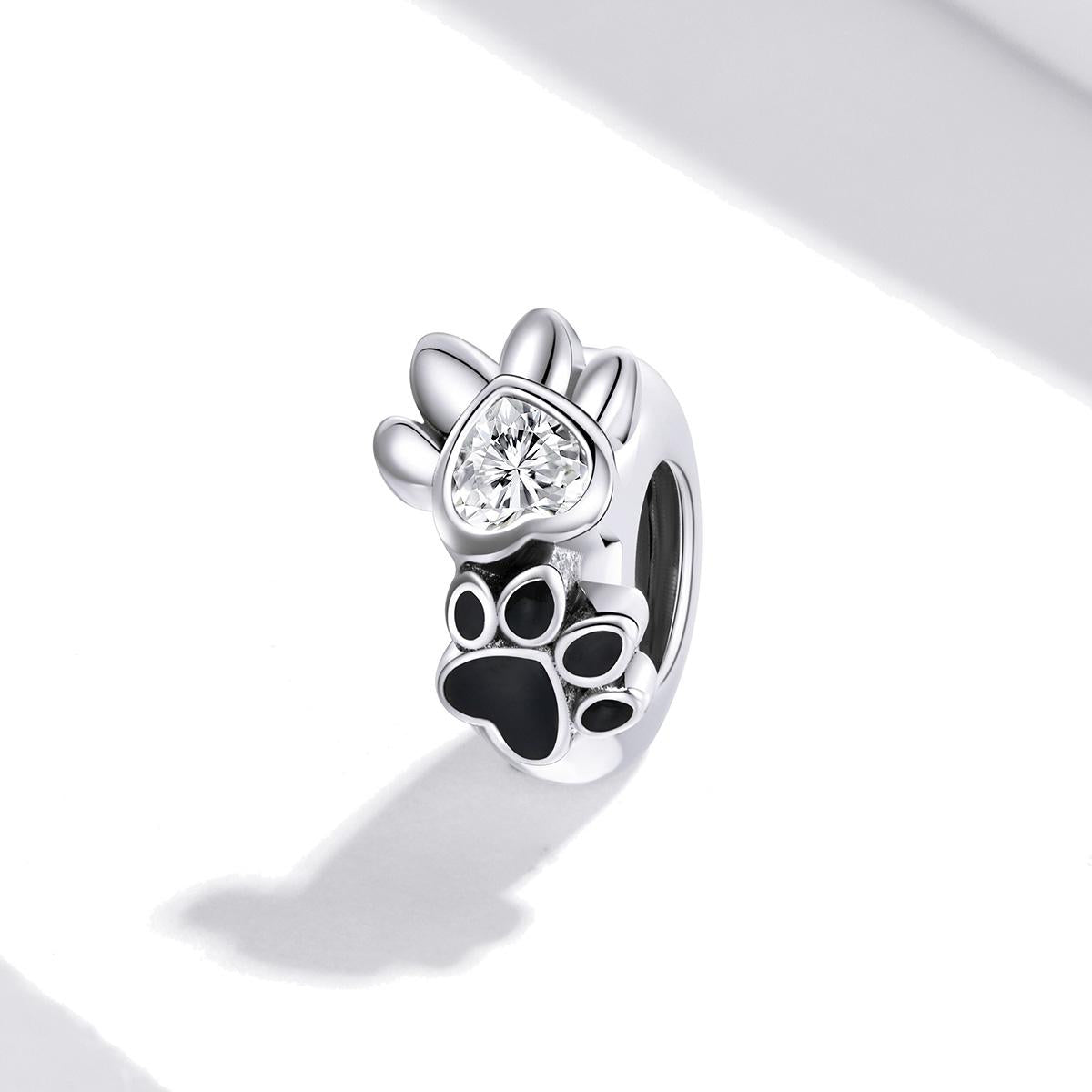 925 Sterling Silver Pet Imprint Beads For Diy Bracelets & Necklaces 3