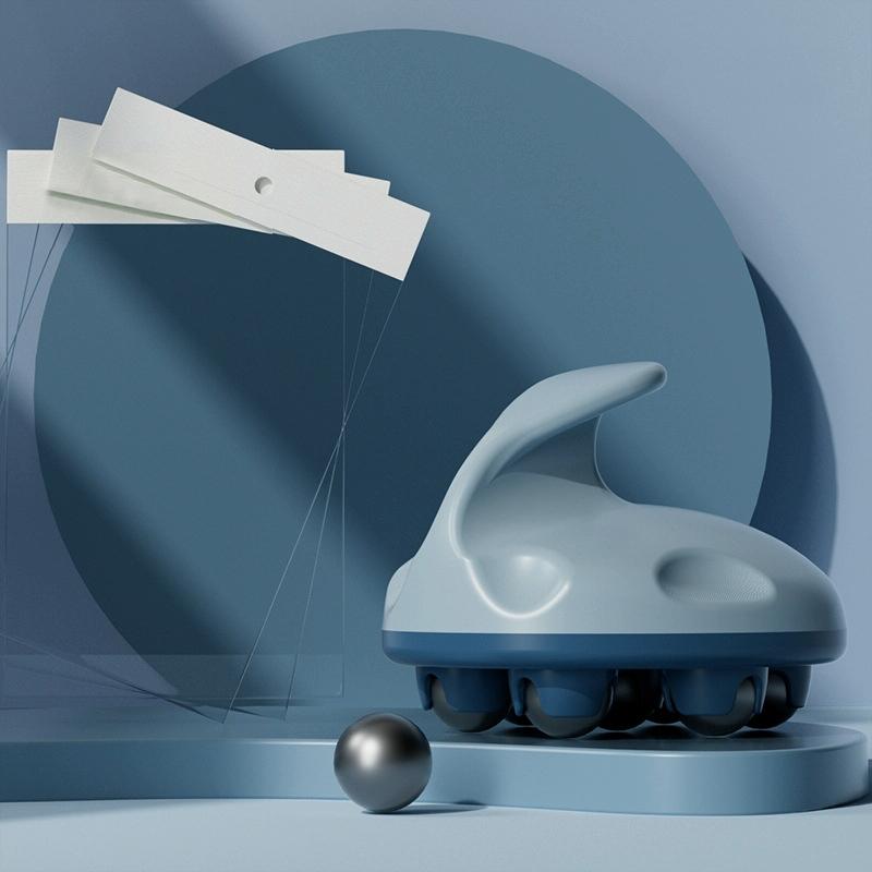 Blue Abdominal Ball Meridian Massager For Calf Muscle Relaxation Magnetic Ball 3