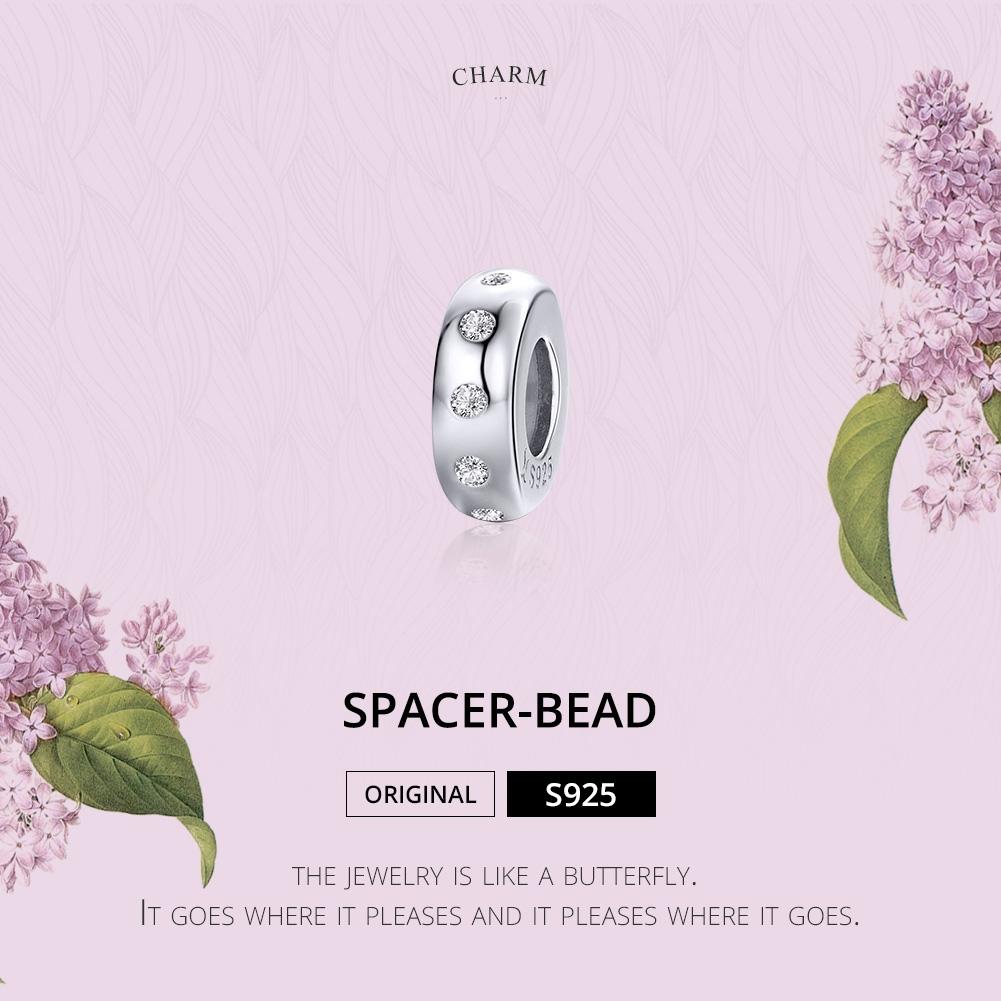 925 Sterling Silver Zircon Beaded Bracelet Accessories 4