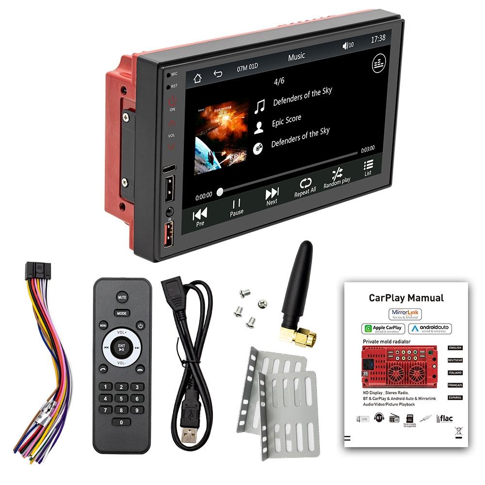 7 Inch Wireless Carplay Mp5 Player - Bluetooth / Reverse / Mobile Internet 9