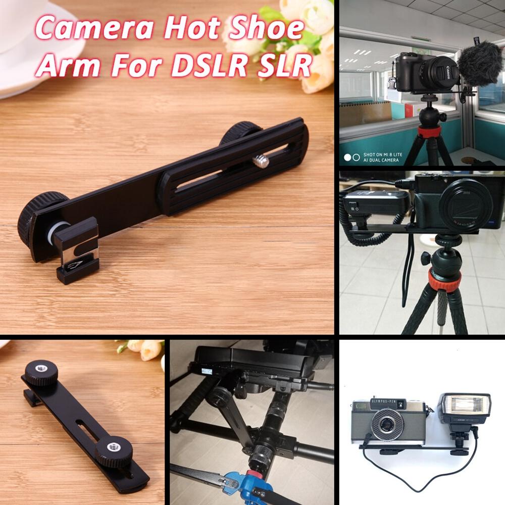 Black Metal Flash Bracket For Dslr Cameras 7