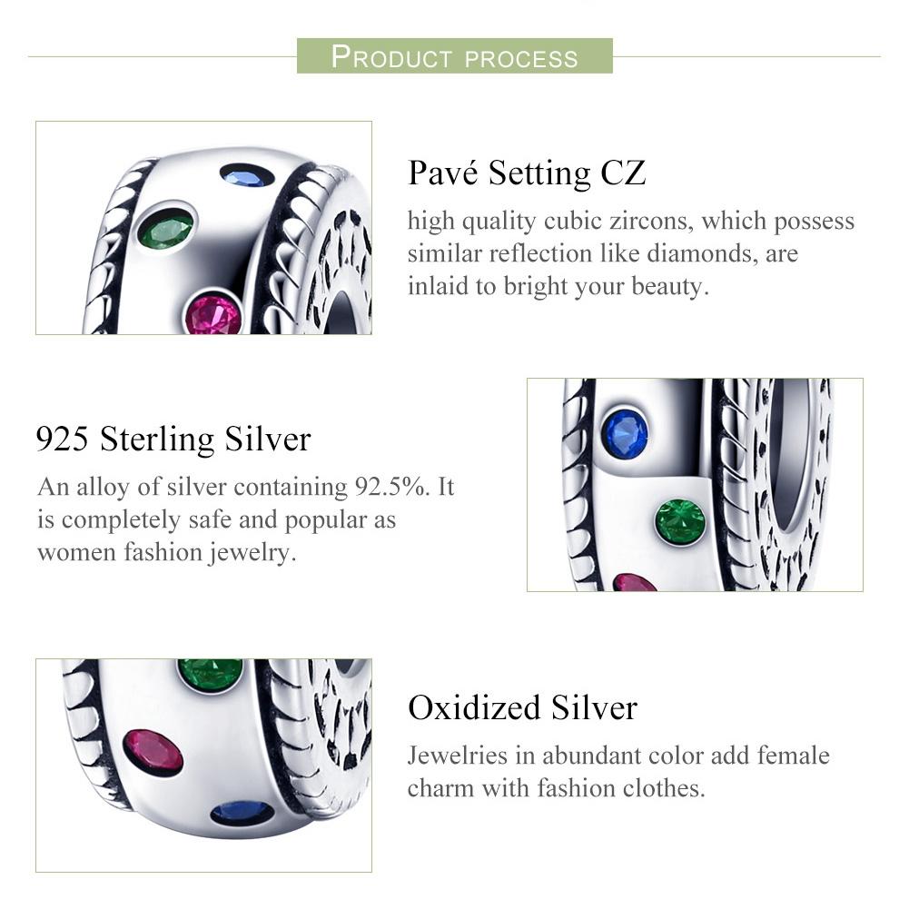 925 Sterling Silver Pure Beaded Bracelet Kit Diy Accessory 5