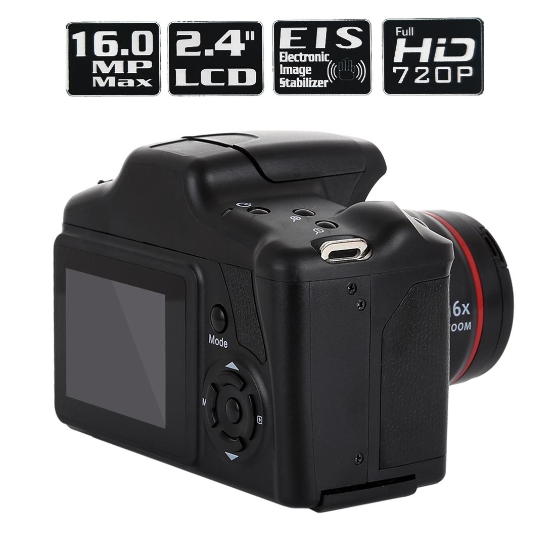 Hd Dv Slr Camera with 1.3mp 2.4 Lcd 720p Recording and Eis 7