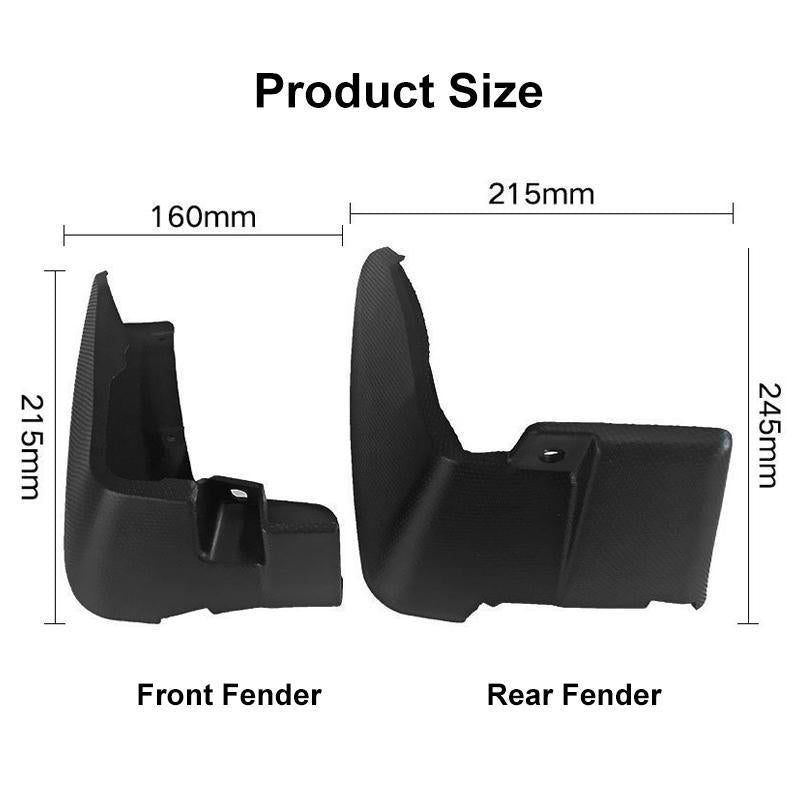 For Subaru Xv 2018-2021 4Pcs / Set Car Auto Soft Plastic Splash Flaps Fender Guard 4