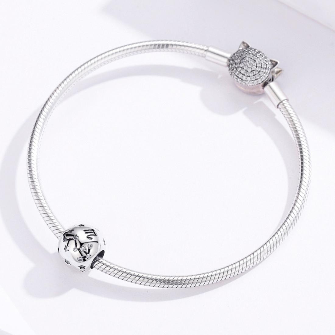 925 Sterling Silver Diy Beaded Bracelet For Scorpio Style - Scorpio 7