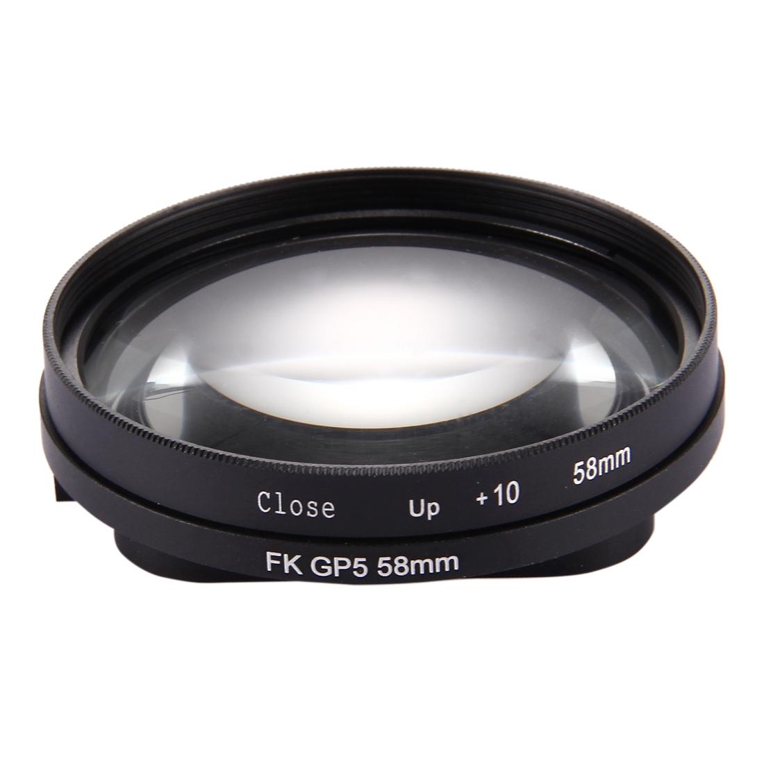 10x Close Up Lens Filter for Gopro Hero7 / 6 / 5 - 58mm Dual Function 4