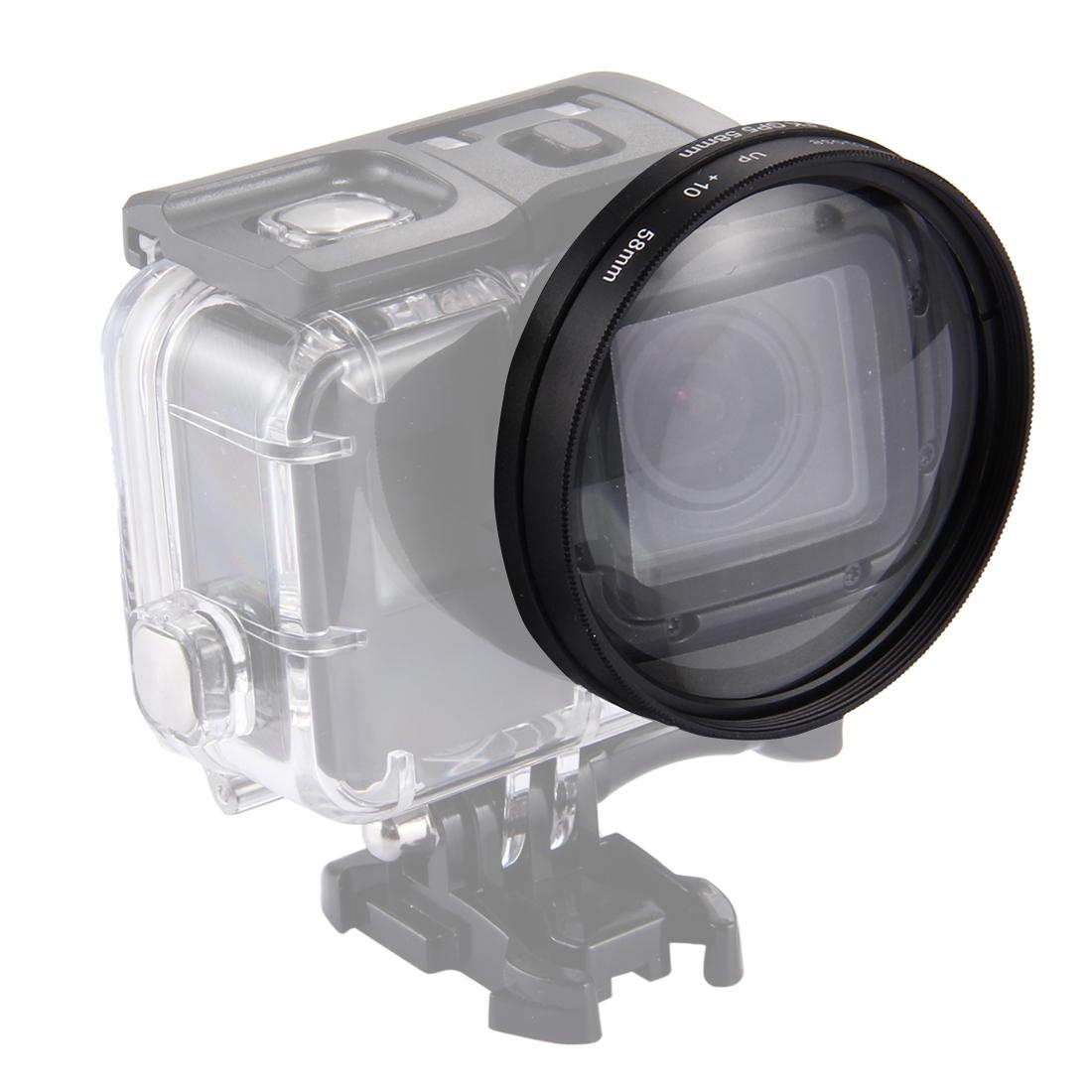 10x Close Up Lens Filter for Gopro Hero7 / 6 / 5 - 58mm Dual Function 9