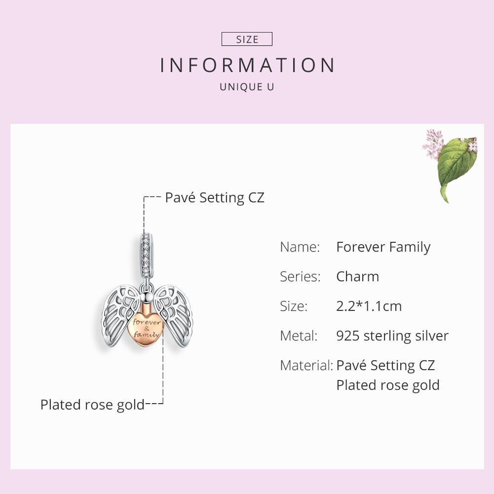 925 Sterling Silver Forever Home Charm For Diy Bracelets 7