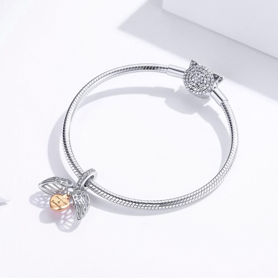 925 Sterling Silver Forever Home Charm For Diy Bracelets 9