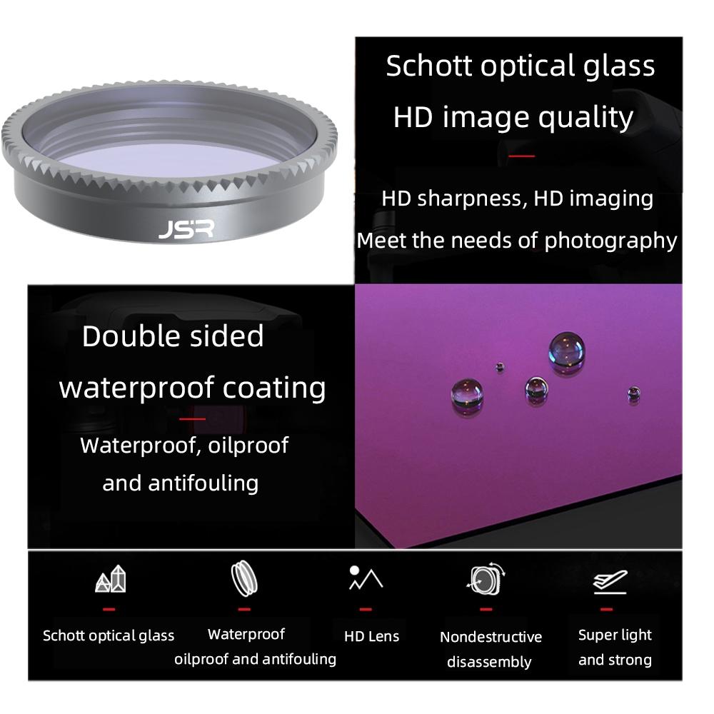 3-in-1 Cpl Nd8 Nd16 Lens Filter for Insta360 Go 2 / 3 Series Cameras - For Insta360 Go 2 / Go 3 Night