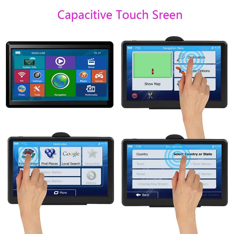 7 Inch Car Gps Navigator - 8G + 256M Capacitive Screen - Russia Belarus Ukraine Maps 5