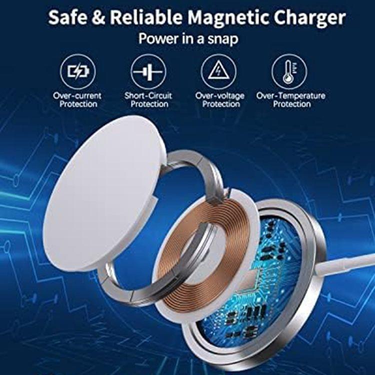 15W Magsafe Wireless Charger For Iphone / Airpods Pro 7