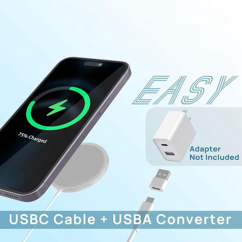 15W Magsafe Wireless Charger For Iphone / Airpods Pro 8