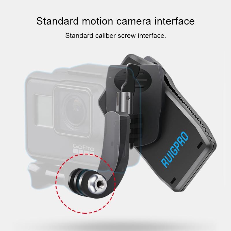 360 Degree J-type Backpack Mount for Gopro Dji and Action Cameras 4