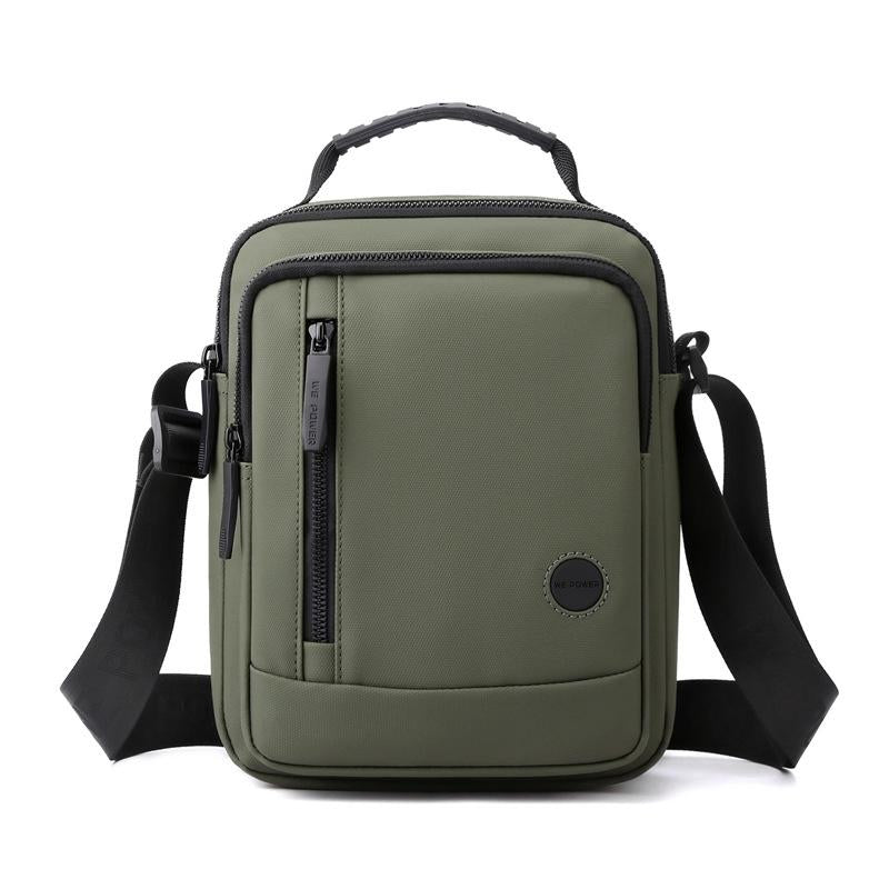 Men's Army Green Shoulder Messenger Bag Large - Large Army Green