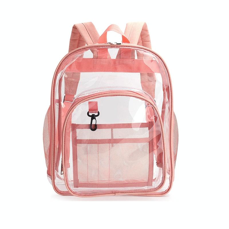 Waterproof Pvc Backpack for Students - Compact and Durable - Candy Colour Green