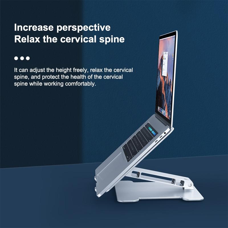 Adjustable Folding Laptop Stand - Aluminum Alloy 4