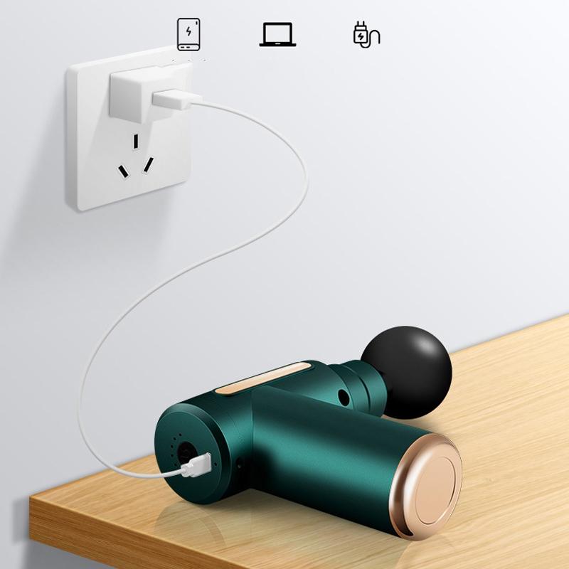 Electric Shock Muscle Massage Gun - Mini Grey Pocket 5