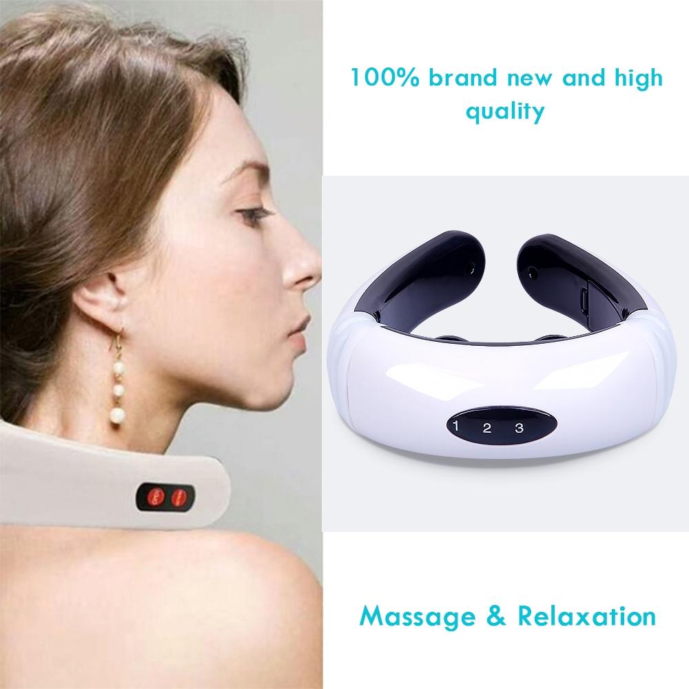 Portable Electric Neck Massager Battery Powered 4
