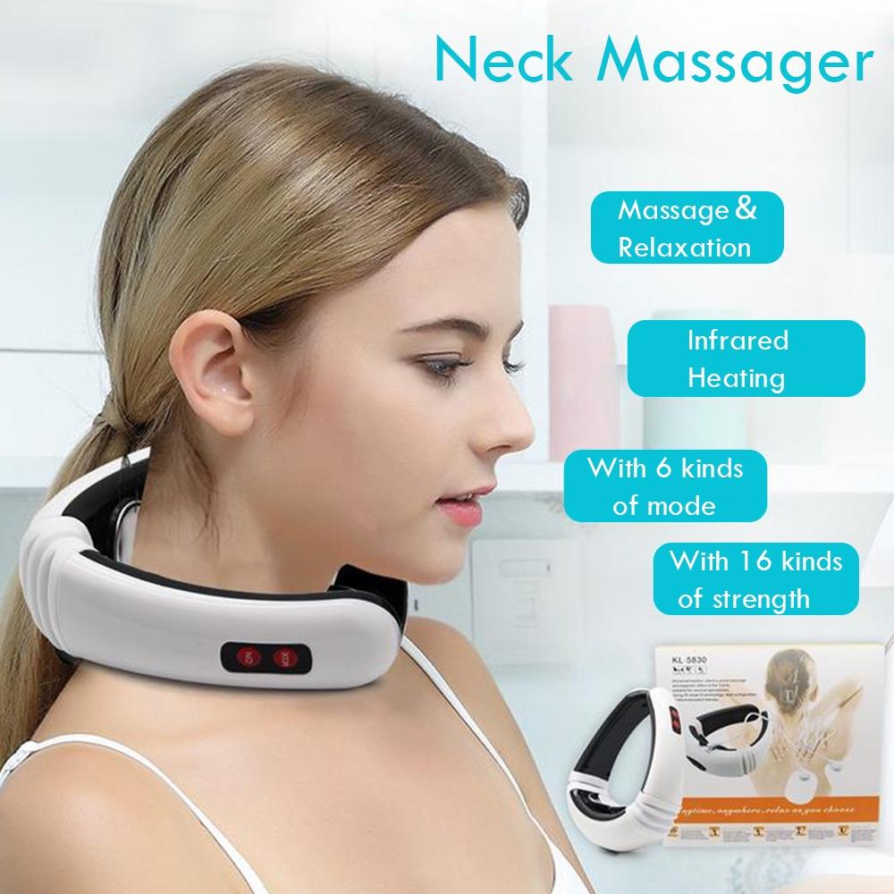Portable Electric Neck Massager Battery Powered 5
