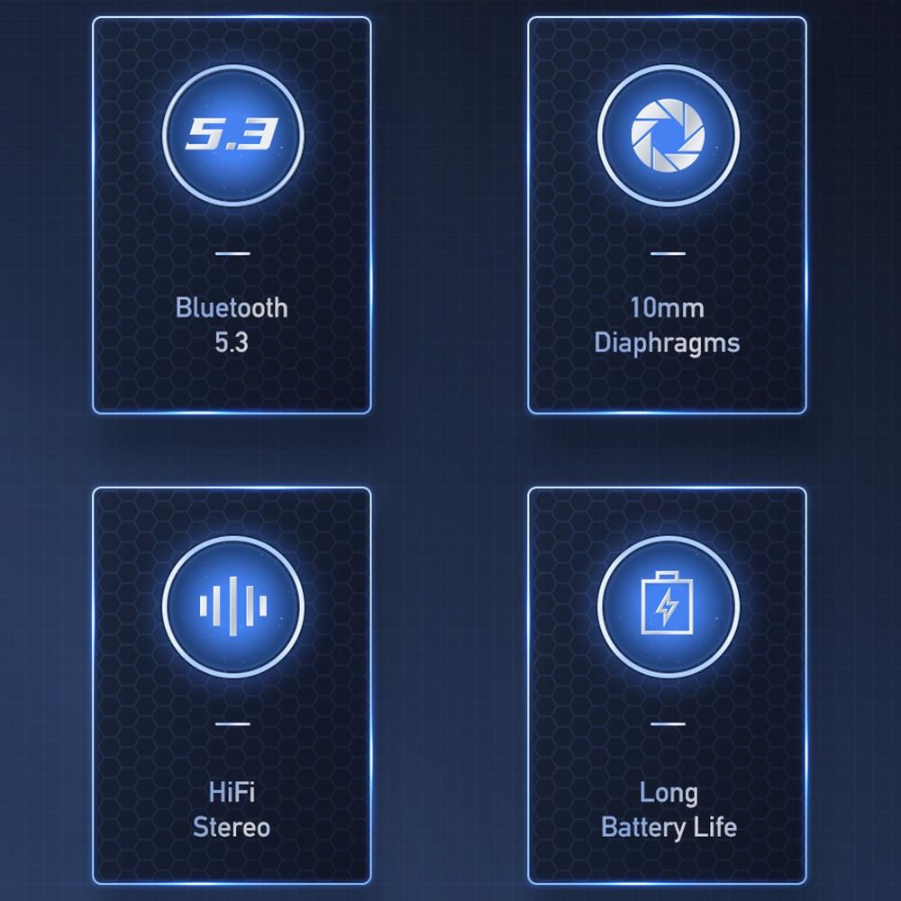 Wireless Gaming Bluetooth Earbuds - T52 4