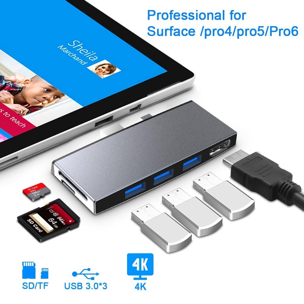 6-In-1 Usb 3.0 Hdmi Sd Tf Hub Adapter 3