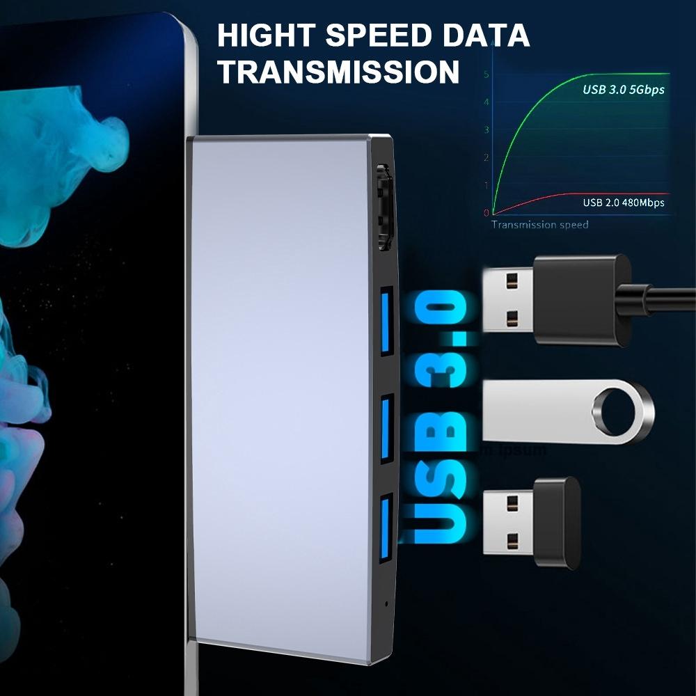 6-In-1 Usb 3.0 Hdmi Sd Tf Hub Adapter 4