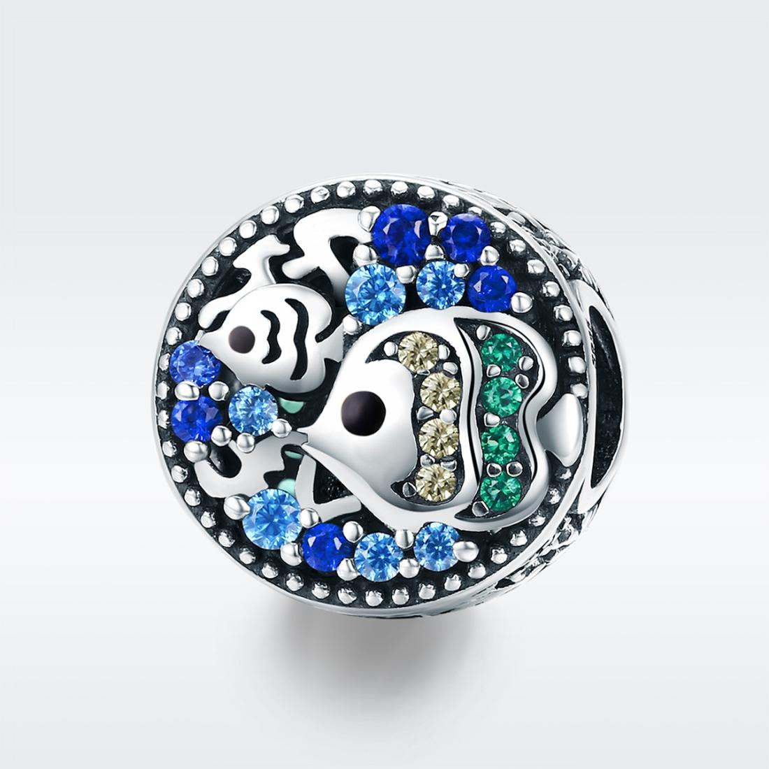 925 Sterling Silver Colorful Fish Oil Beads For Diy Bracelets 3