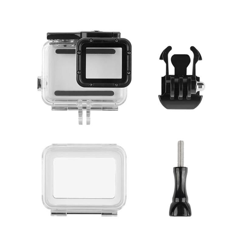 Waterproof Touch Back Cover for Gopro Hero7 - White / Silver 10