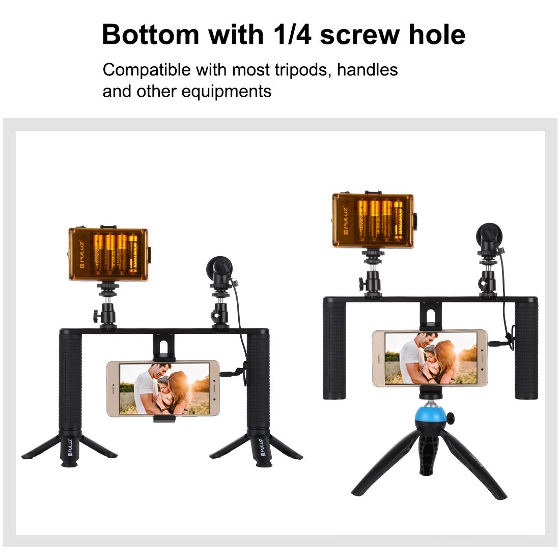 Smartphone Video Rig For Vlogging And Filmmaking - Stabilizer For Iphone Galaxy Huawei Xiaomi Htc Lg Google And More 6