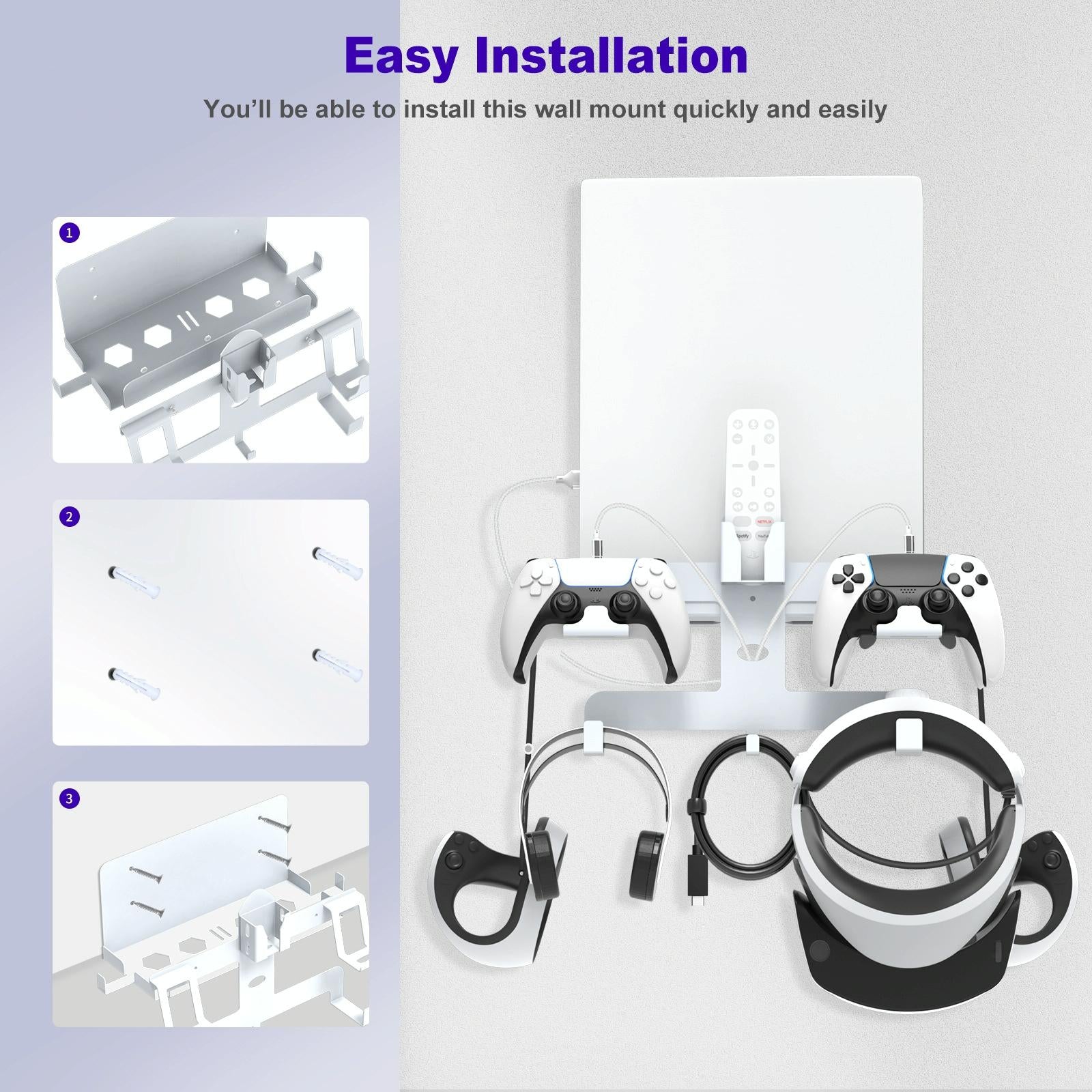 Jys Helmet Headset Storage Rack for Ps5 / Ps Vr2 Series 7