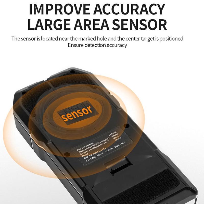 4-in-1 Wall Wiring Wood Metal Detector - Gd216 6