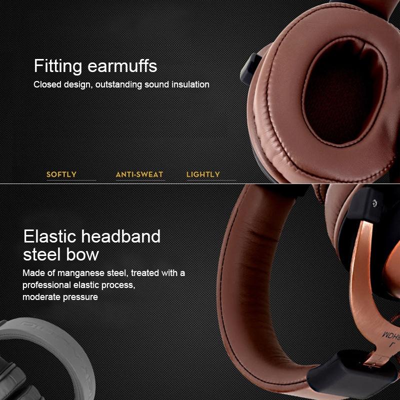 Dynamic Stereo Monitor Headset With Noise Canceling 10