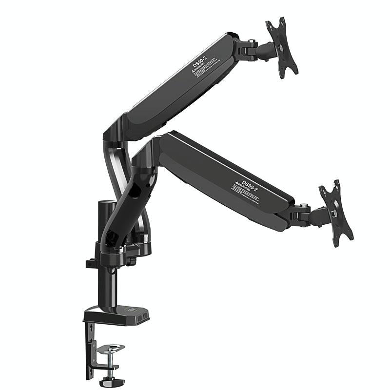 Double Screen Desktop Monitor Bracket - Air Pressure Lift 3