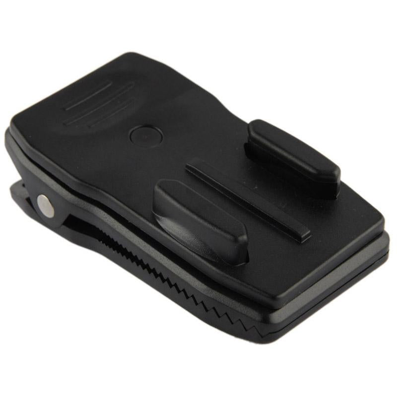 360 Degree Quick Release Backpack Hat Clip for Action Cameras 3
