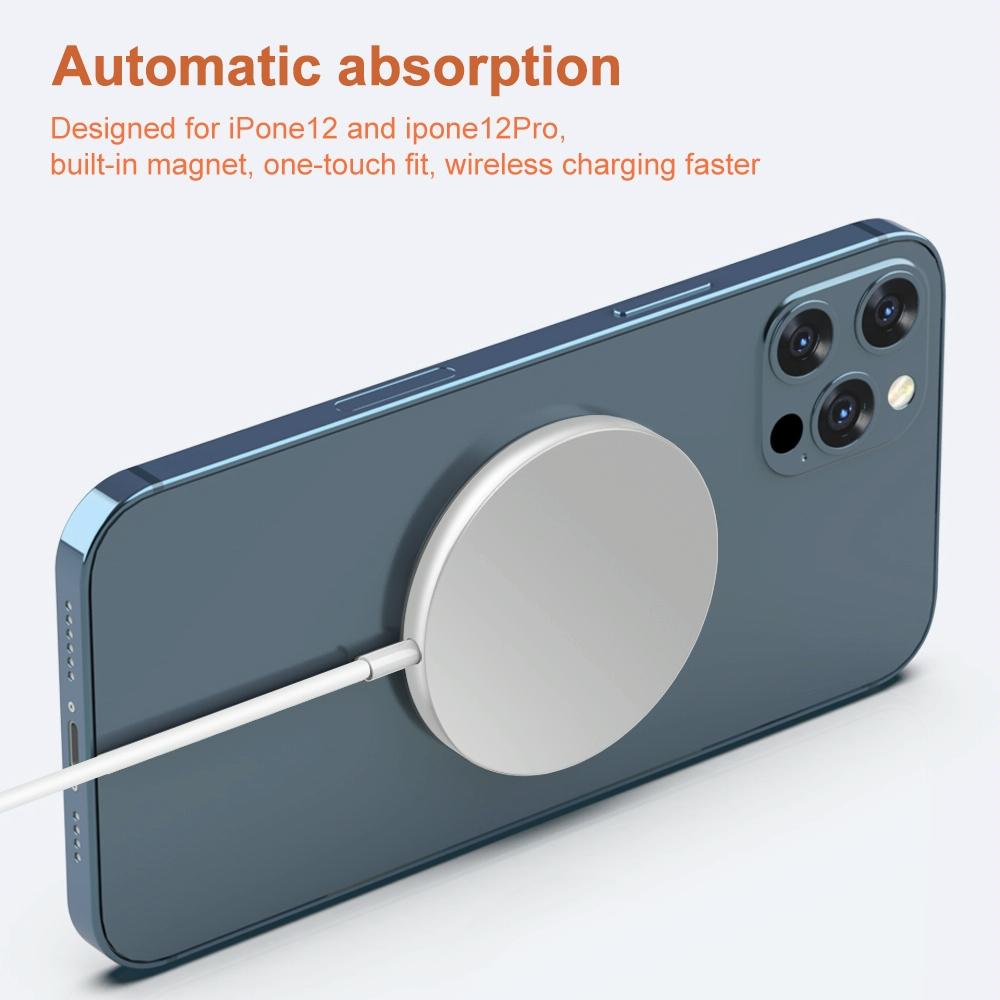 Aluminum Magnetic Wireless Charger 6