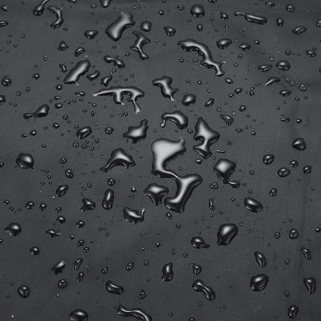 Waterproof 210d Oxford Cloth Bbq Grill Cover - Anti-uv Dust-proof Foldable - Fits Gas Charcoal Electric - 190x71x117cm - Black 5