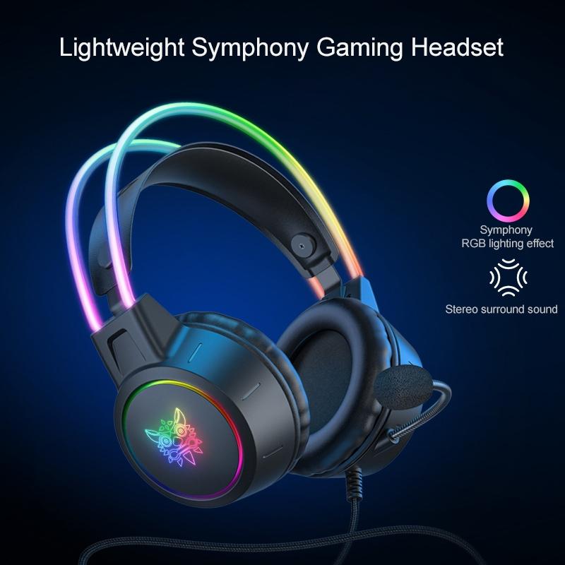 Symphony Wired Gaming Headset With Mic - Black 3