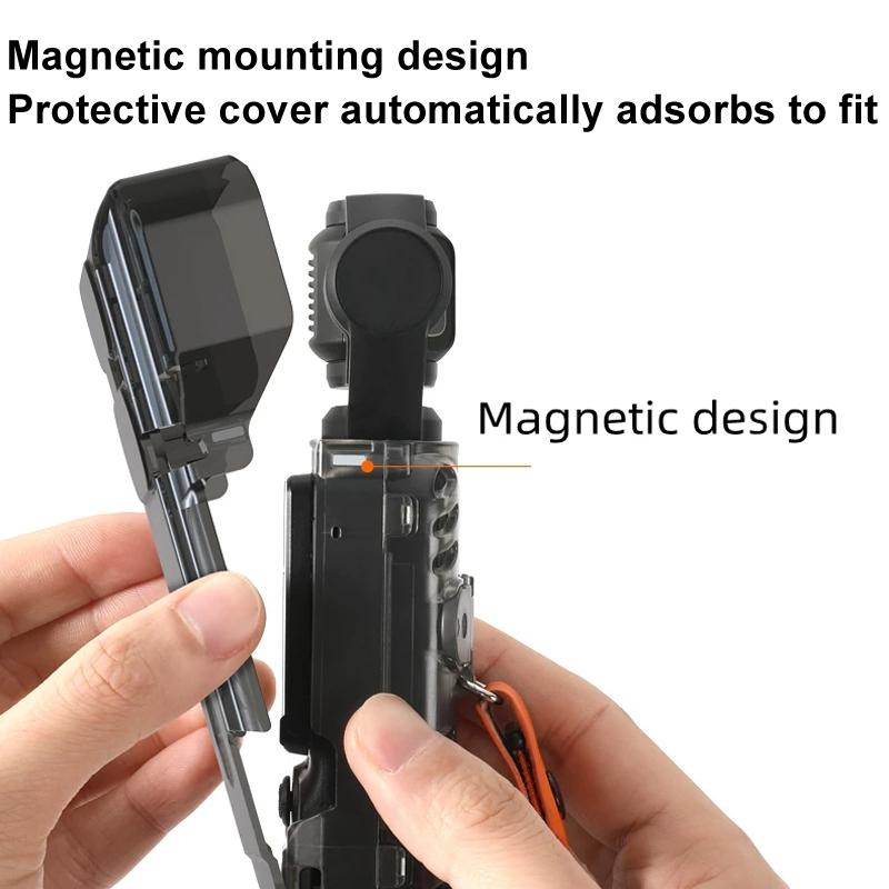 Rcstq Protective Case For Dji Osmo Pocket Anti Dislodgement Strap & Storage Shell 9