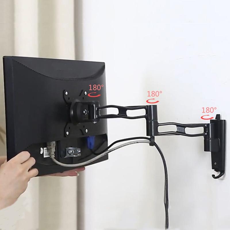 Telescopic Rotating Tv Wall Mount for Gibbon L33 Monitors 8