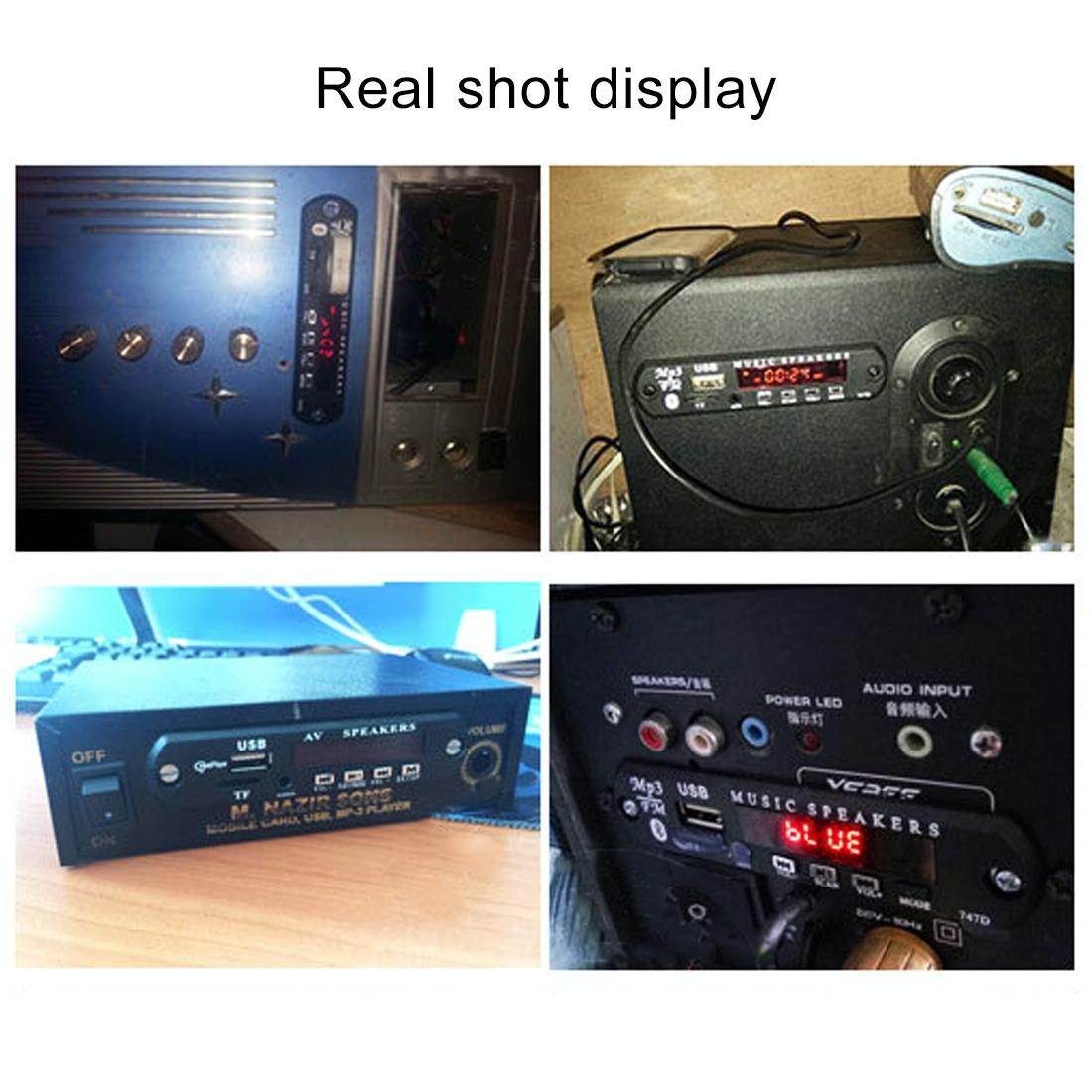 12V Car Mp3 Player Board - Fm Radio Tf Usb Aux - No Bluetooth / Recording 7