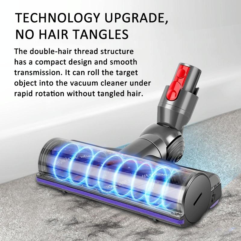 Soft Velvet Roller Direct Drive Brush Head for Dyson Vacs 6