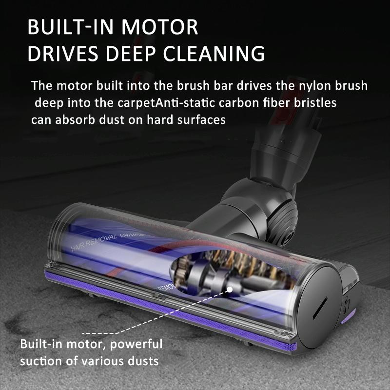 Soft Velvet Roller Direct Drive Brush Head for Dyson Vacs 8