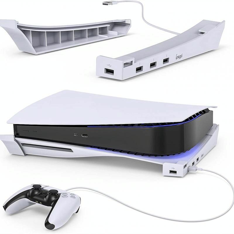 4-port Usb Hub Base for Ps5 Horizontal Stand 2
