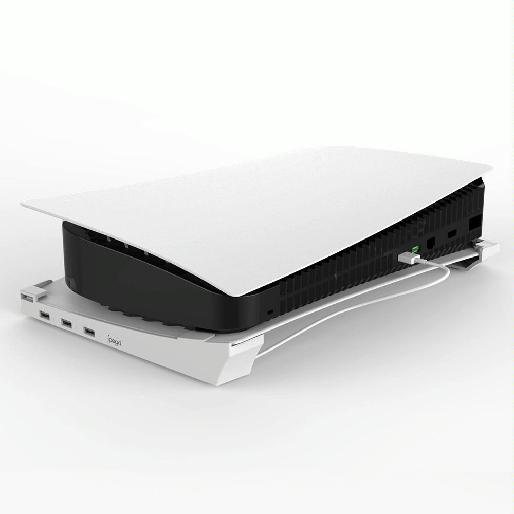 4-port Usb Hub Base for Ps5 Horizontal Stand 4