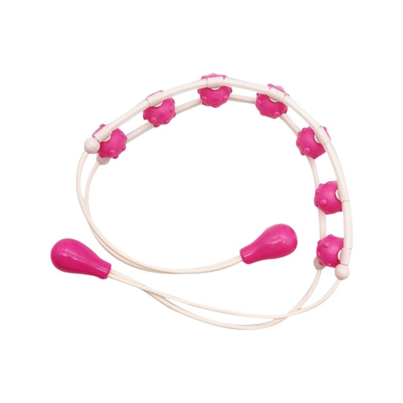 Adjustable Pink Massage Bead Ring For Waist & Back 3