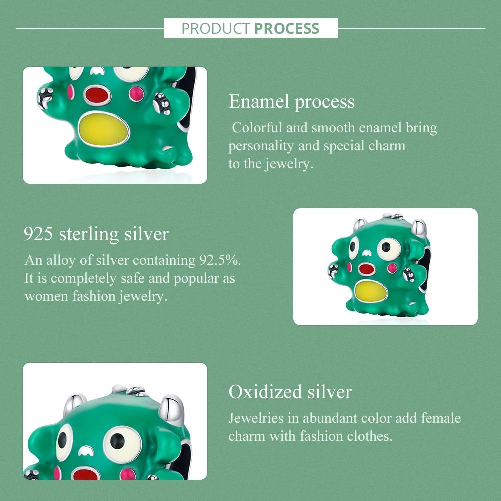 925 Sterling Silver Monster Beads For Diy Bracelets & Necklaces 5