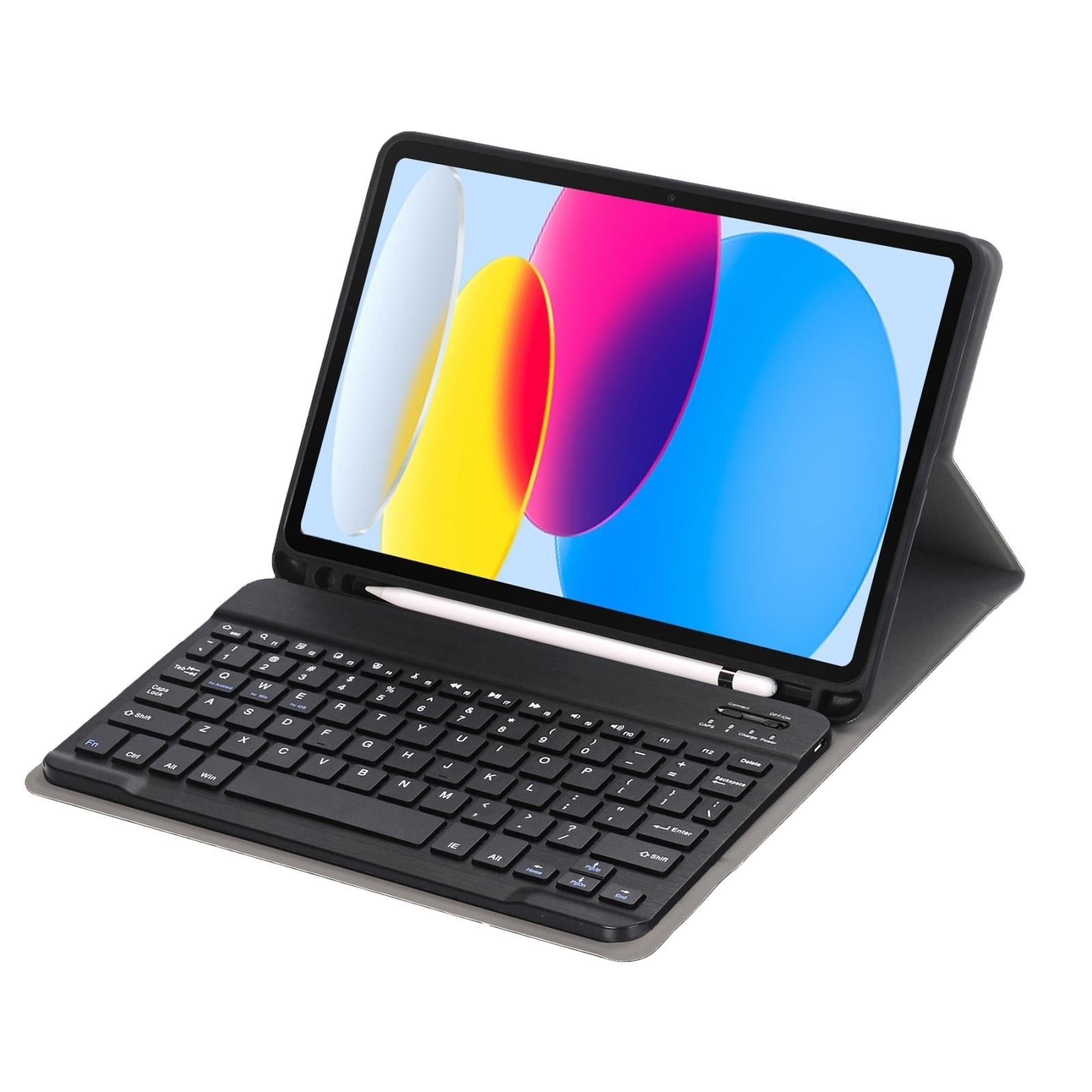 Ultra Slim Detachable Keyboard Leather Cover For Ipad 10.9 2022 With Pencil Holder 6